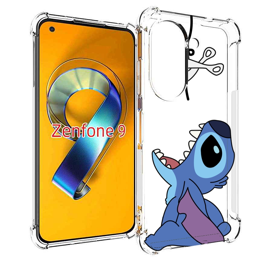 

Чехол MyPads стич-с-ножницами для Asus Zenfone 9 (AI2202), Прозрачный, Tocco