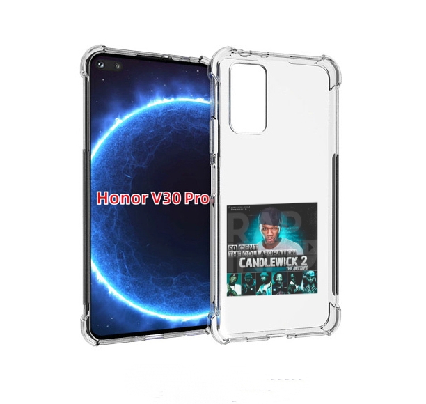 

Чехол бампер MyPads 50 Cent - CandleWick 2 для Honor V30, Прозрачный, Tocco