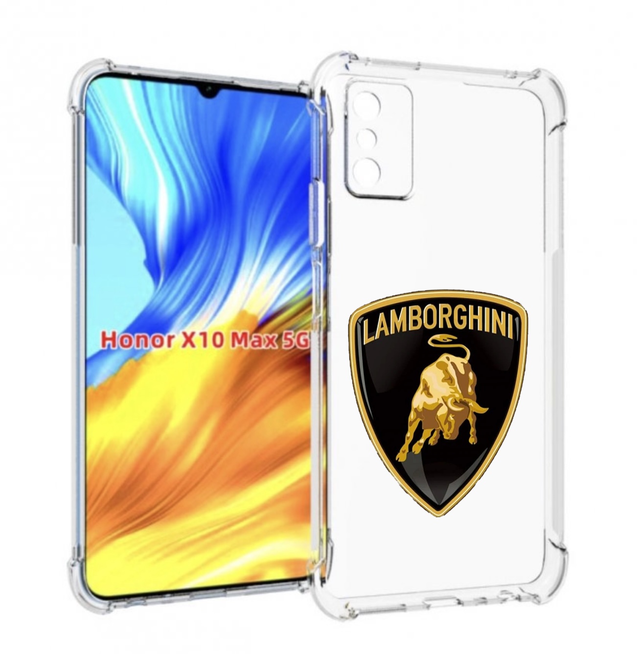 

Чехол Mypads Lamborghini 2 Для Honor X10 Max, Прозрачный, Tocco