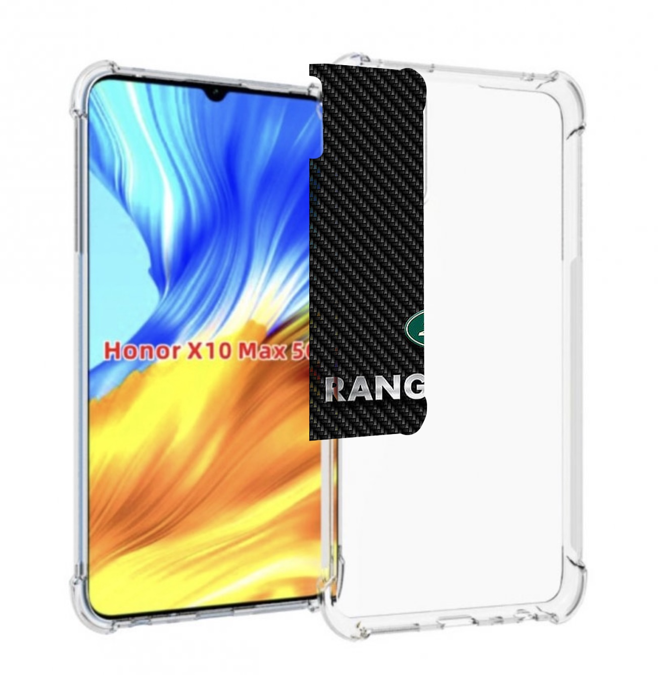 

Чехол Mypads Land Rover 2 Для Honor X10 Max, Прозрачный, Tocco