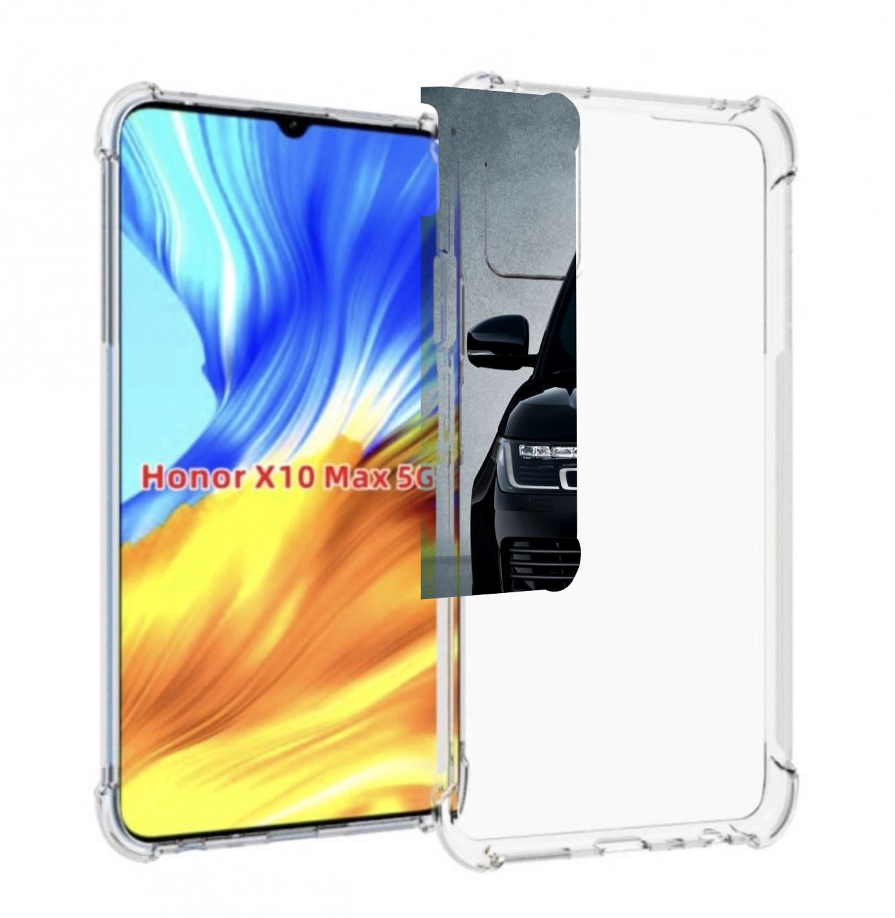 

Чехол Mypads Land Rover 1 Мужской Для Honor X10 Max, Прозрачный, Tocco