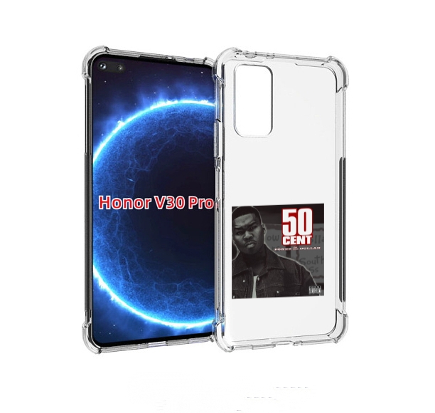 

Чехол бампер MyPads 50 Cent - Power Of The Dollar для Honor, Прозрачный, Tocco