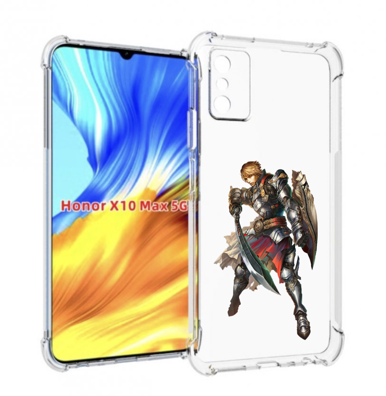 

Чехол MyPads lineage-2 для Honor X10 Max, Прозрачный, Tocco