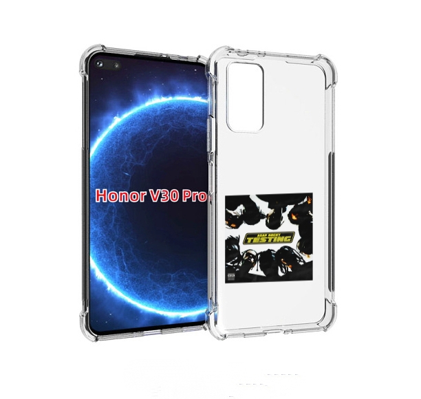 

Чехол Бампер Mypads Asap Rocky - Testing Для Honor V30 Pr, Прозрачный, Tocco