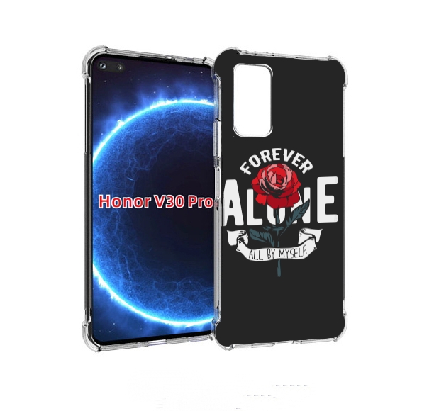 

Чехол бампер MyPads Alone для Honor V30 Pro, Прозрачный, Tocco