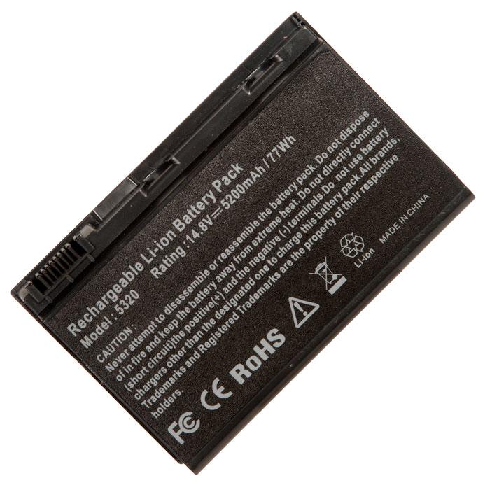 

Аккумулятор для ноутбука Acer 5320/5310/5200 5200 мАч 14.8 V
