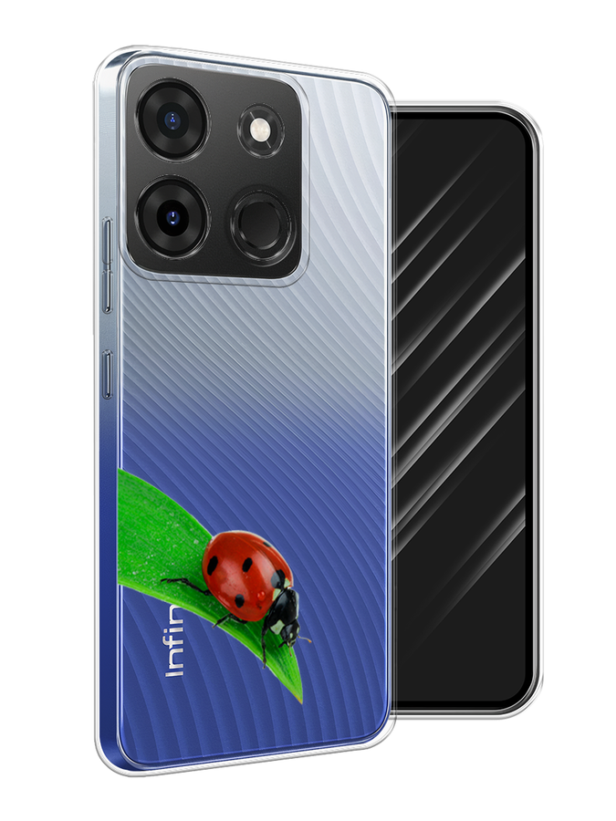 

Чехол Awog на Infinix Smart 7 Plus "На счастье", Белый;красный;зеленый, 3103950-1