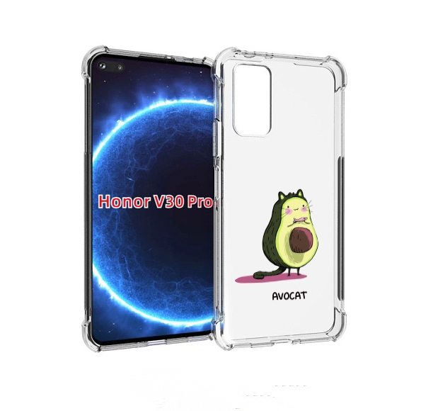 

Чехол бампер MyPads Avocat для Honor V30 Pro, Прозрачный, Tocco