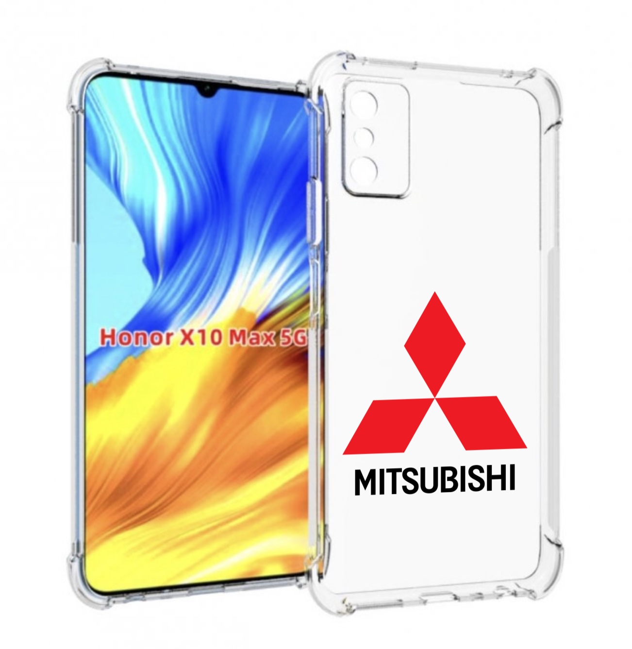 

Чехол Mypads Mitsubishi-3 Для Honor X10 Max, Прозрачный, Tocco
