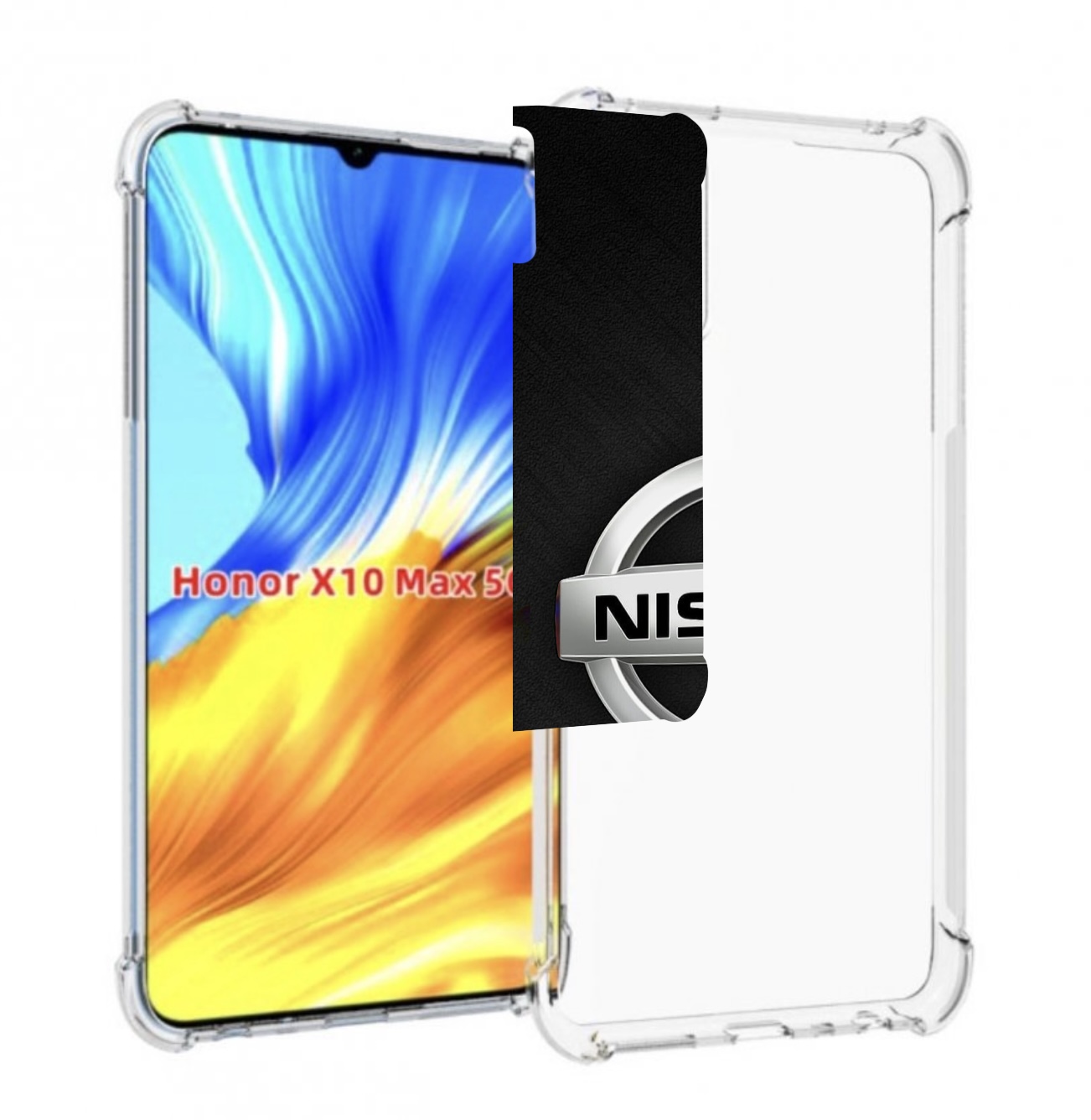 

Чехол Mypads Nissan 2 Мужской Для Honor X10 Max, Прозрачный, Tocco