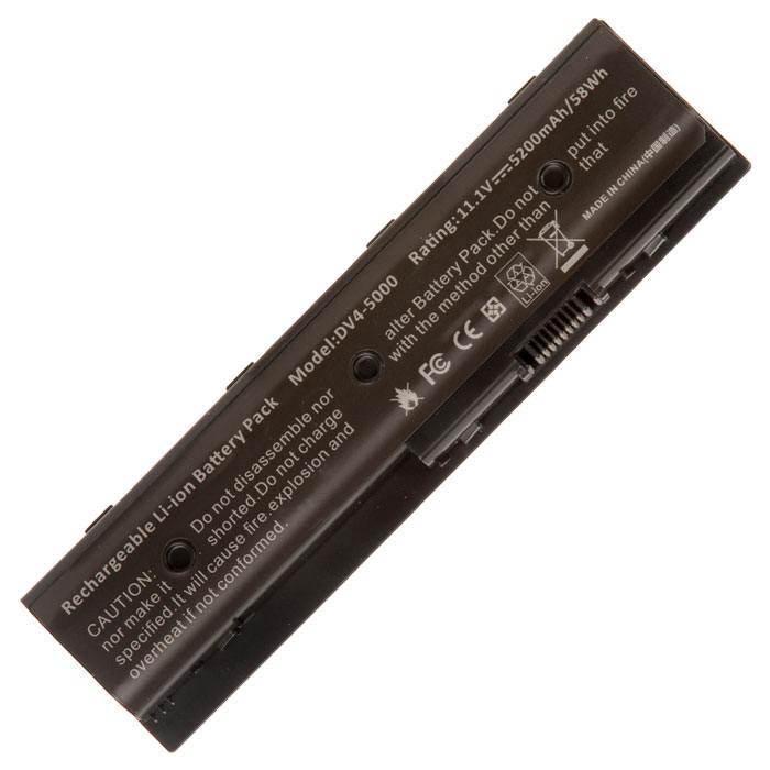 АКБ для ноутбука HP (HSTNN-LB3P) Pavilion dv4-5000 black 11.1V 5200mAh