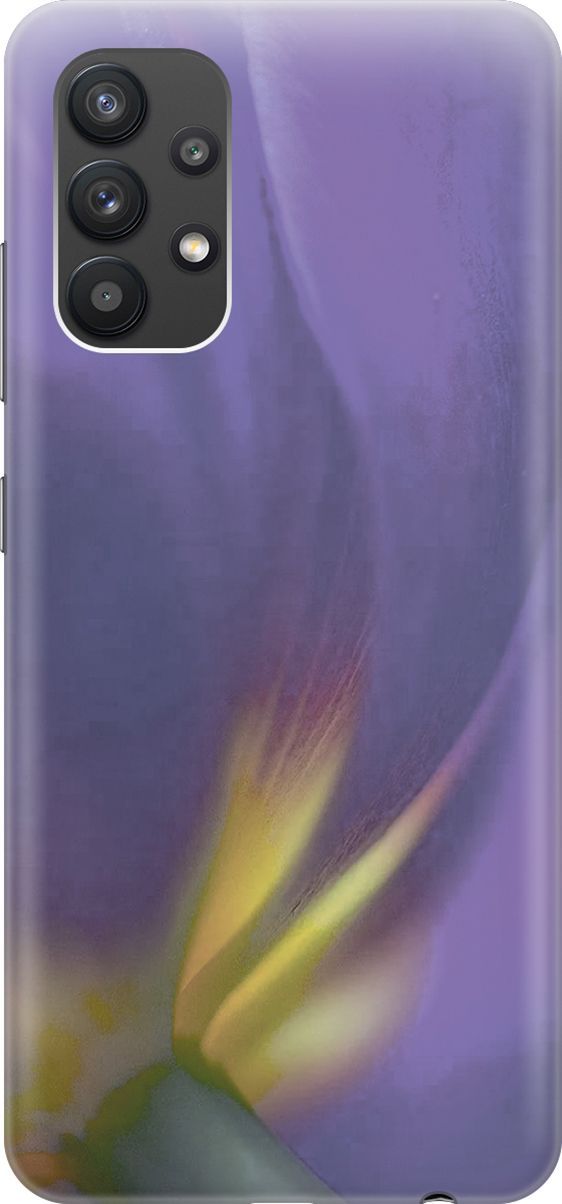 

Силиконовый чехол на Samsung Galaxy A32 с принтом "Фиолетовая фиалка", Желтый;фиолетовый, 2848