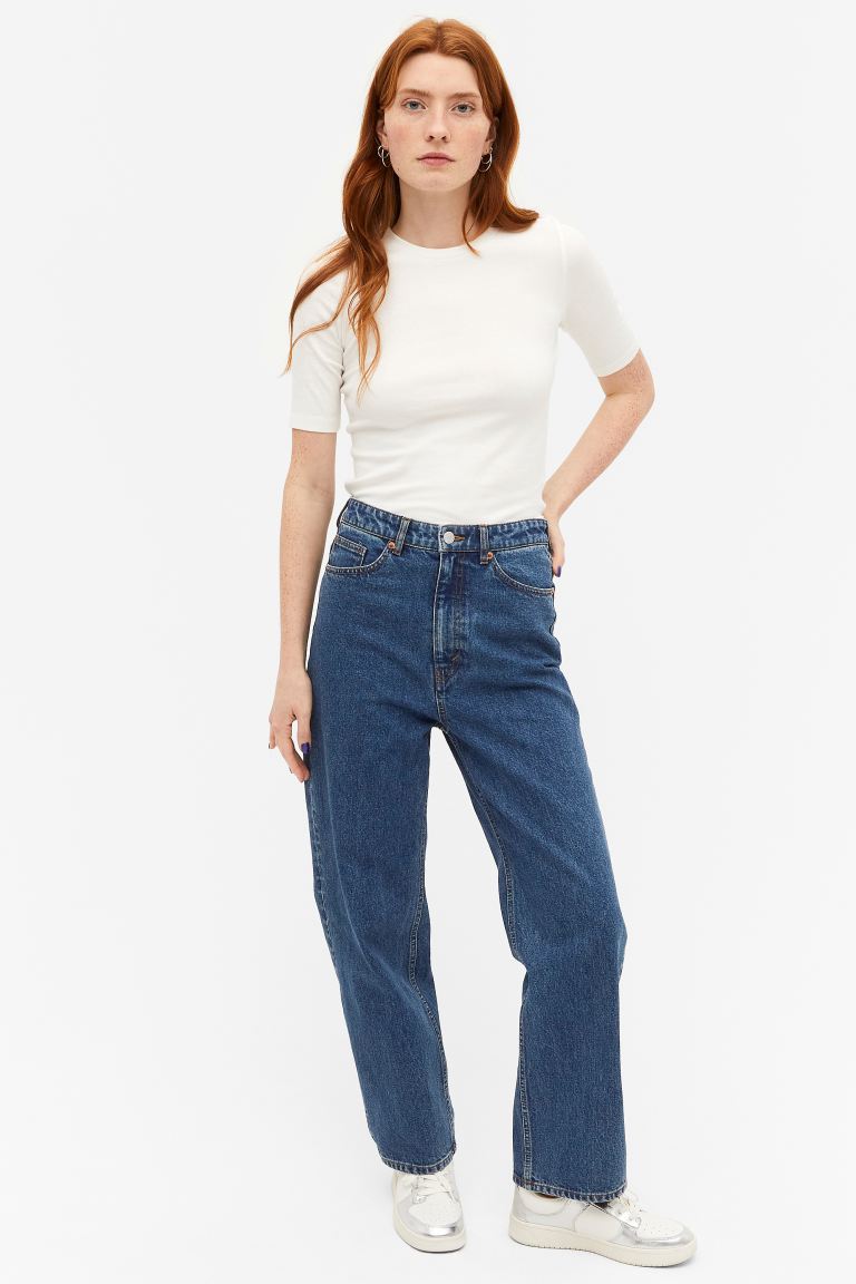 

Джинсы женские Monki 1119078001 голубые 29/28 (доставка из-за рубежа), Голубой, 1119078001