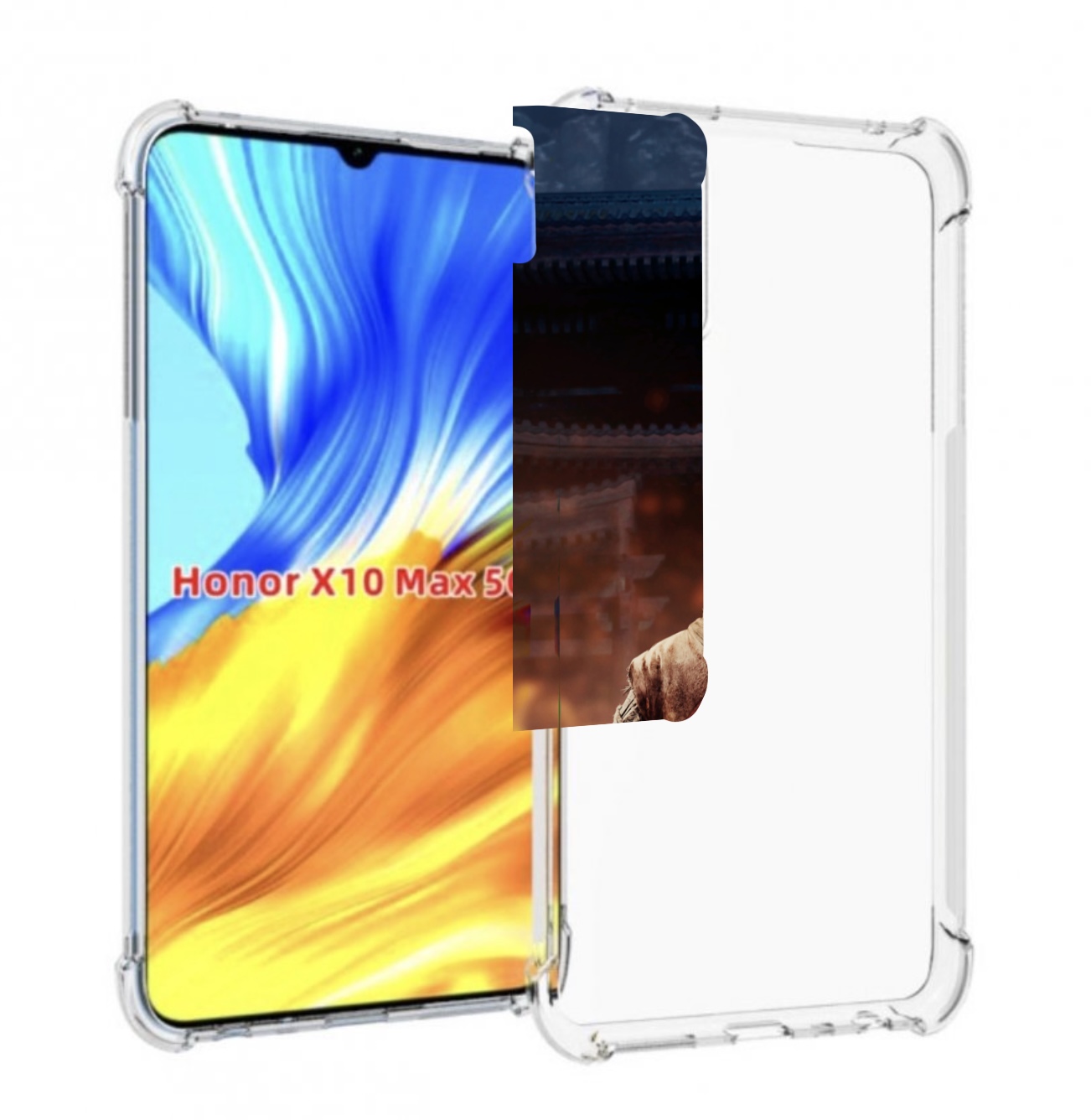 

Чехол Mypads Sekiro Для Honor X10 Max, Прозрачный, Tocco