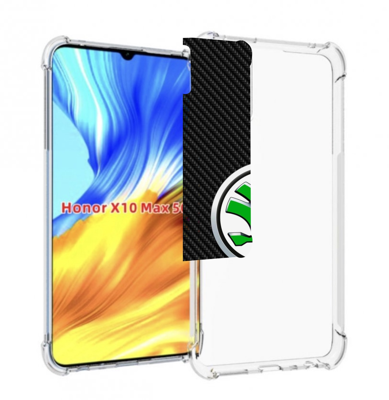

Чехол Mypads Skoda 2 Для Honor X10 Max, Прозрачный, Tocco