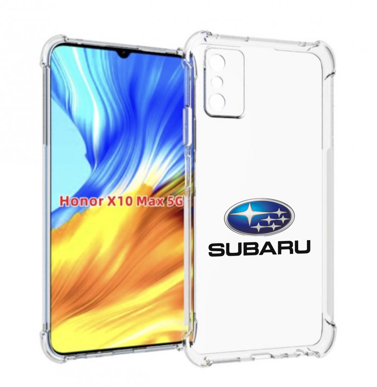 

Чехол Mypads Subaru-4 Мужской Для Honor X10 Max, Прозрачный, Tocco