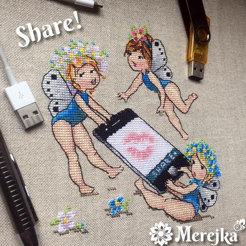 фото Набор для вышивания merejka "share", арт.k 79