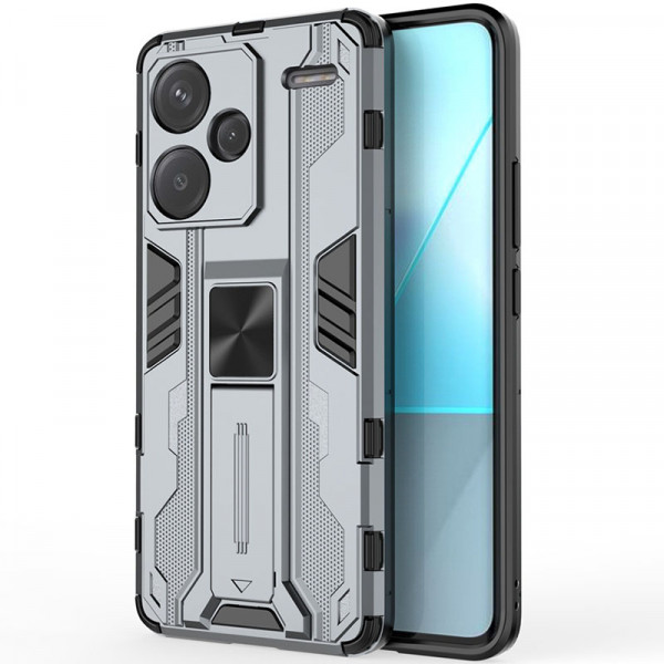 

Противоударный чехол Galvatron для Xiaomi Redmi Note 13 Pro Plus 5G, серый, Galvatron