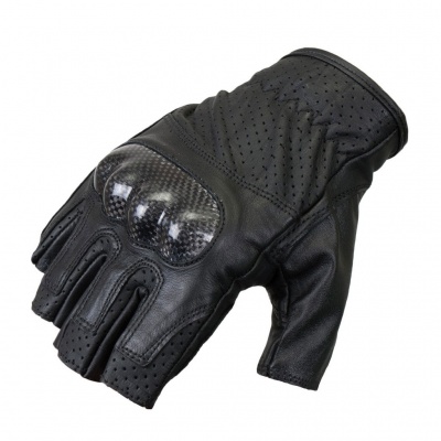 

ПЕРЧАТКИ БЕЗ ПАЛЬЦЕВ 220 КОЖА, ЦВЕТ ЧЕРНЫЙ (Черные, 2XL)