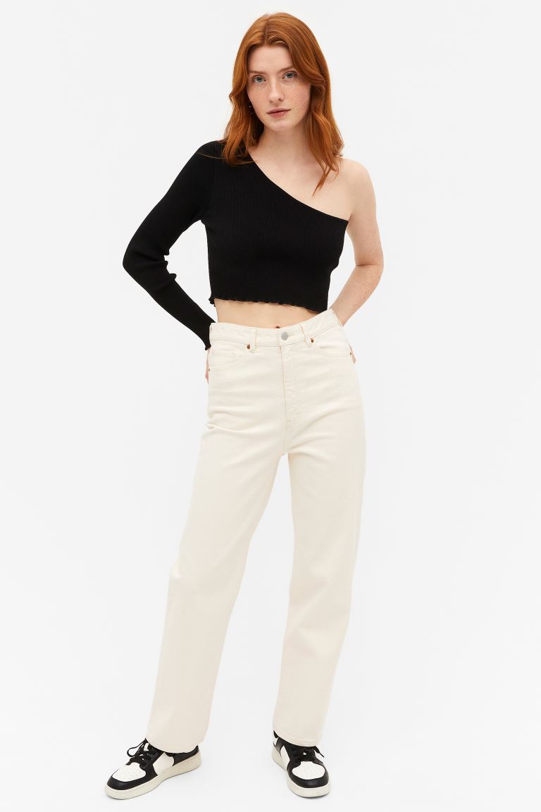 

Джинсы женские Monki 1119078003 белые 24/30 (доставка из-за рубежа), Белый, 1119078003