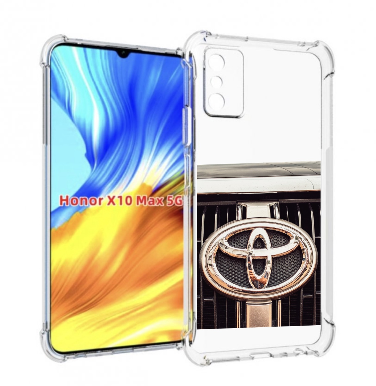 

Чехол Mypads Toyota 3 Для Honor X10 Max, Прозрачный, Tocco