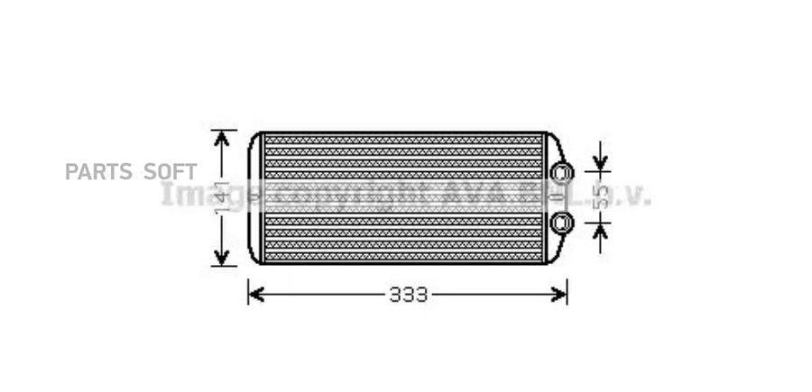 Радиатор отопителя Citroen Berlingo/Berlingo / Berlingo First/Berlingo Multispace 96>17 Pe