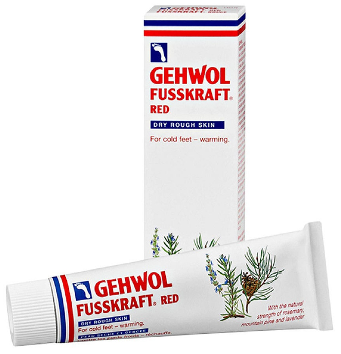 Бальзам Gehwol Fusskraft Red красный сухая кожа 75 мл бальзам для губ vaseline lip therapy original без запаха в стике 4 8 г