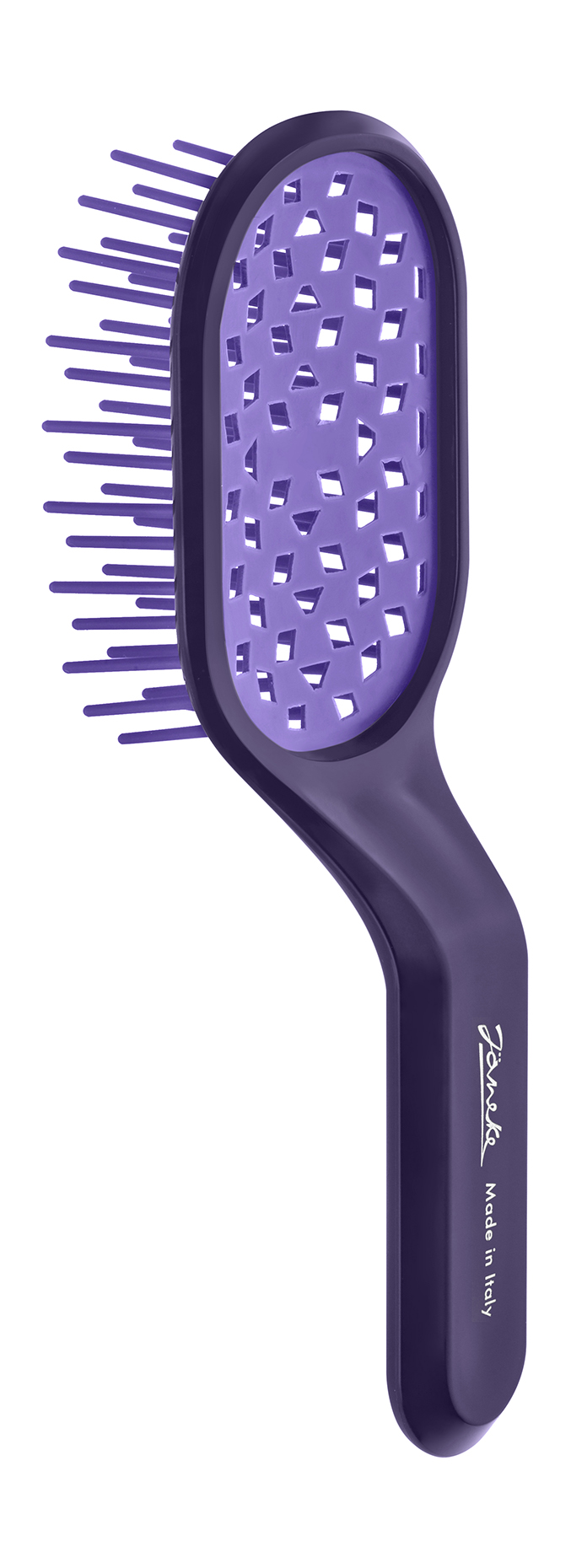 Щетка для волос Janeke Curvy Bag Brush Violet