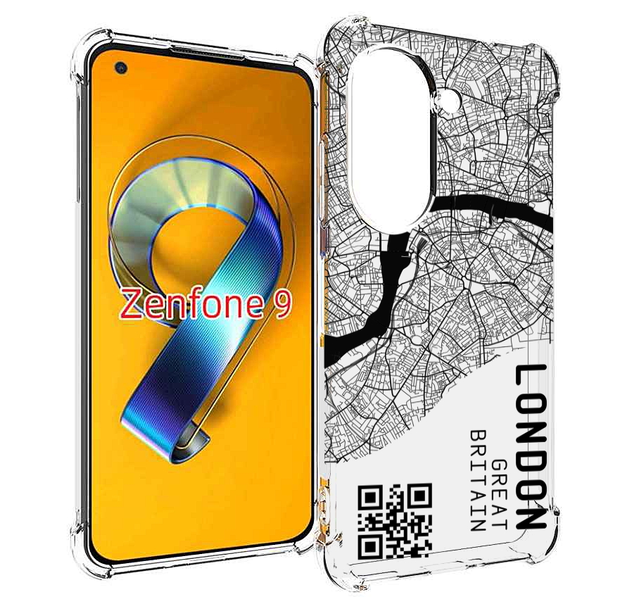

Чехол MyPads схема-лондон для Asus Zenfone 9 (AI2202), Прозрачный, Tocco