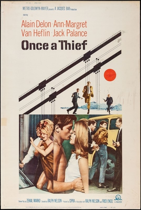 

Постер к фильму "Жил-был вор" (Once a Thief) A3