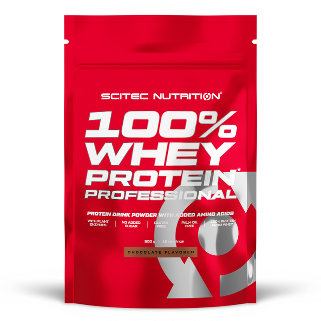 Протеин Scitec Nutrition 100% Whey Protein Professional 500 г, шоколад