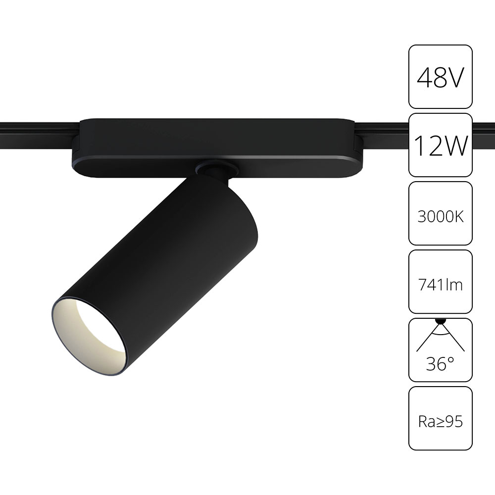 

Магнитный трековый светильник Arte Lamp RAPID A1158PL-1BK, A115