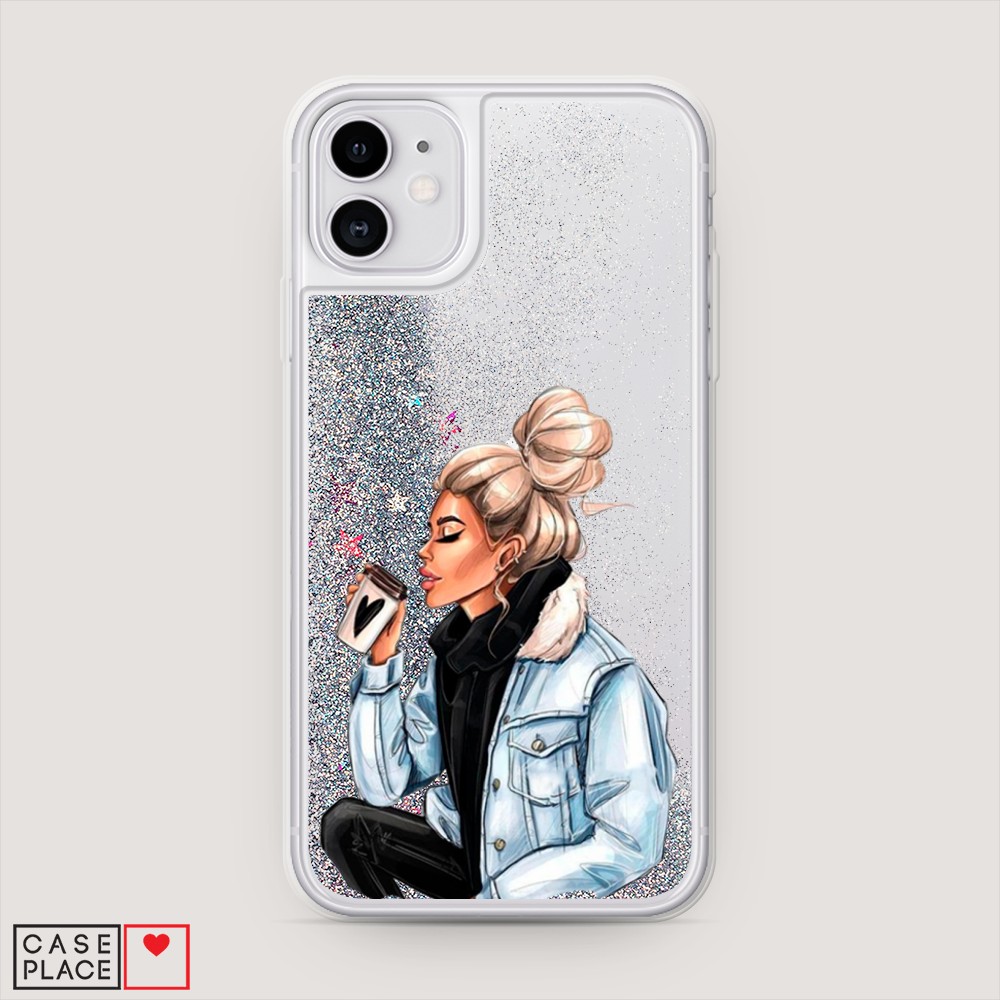 

Чехол Awog на Apple iPhone 11 / Айфон 11 "Cute girl", Разноцветный, 12191-1