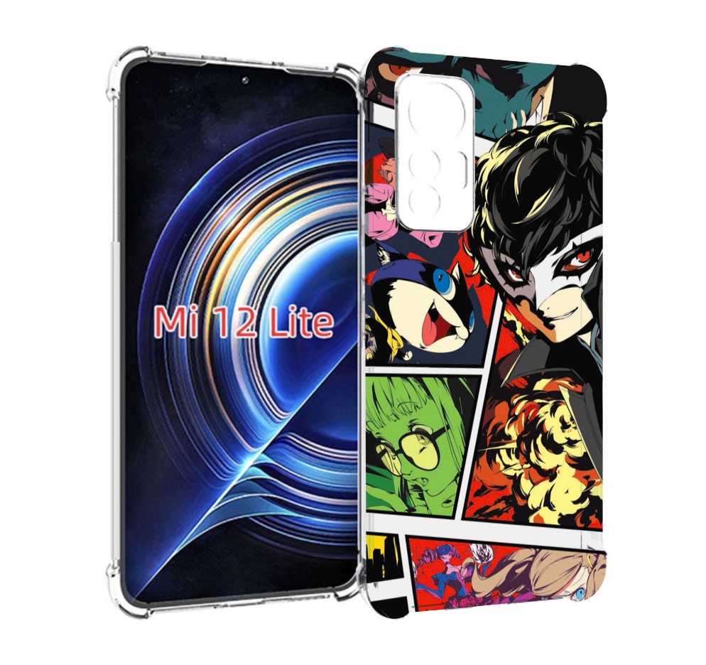 Чехол MyPads Persona 5 art для Xiaomi 12 Lite