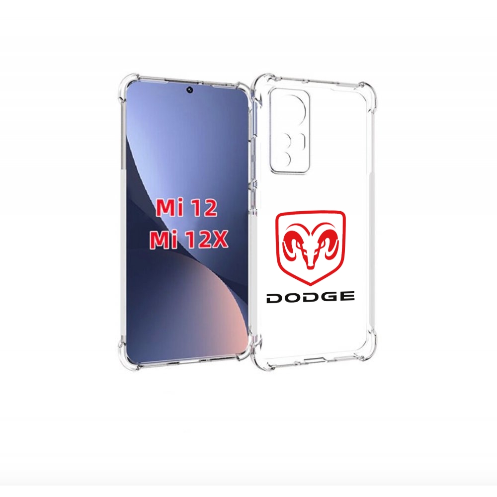 

Чехол бампер MyPads dodge-2 мужской для Xiaomi 12., Прозрачный, Tocco