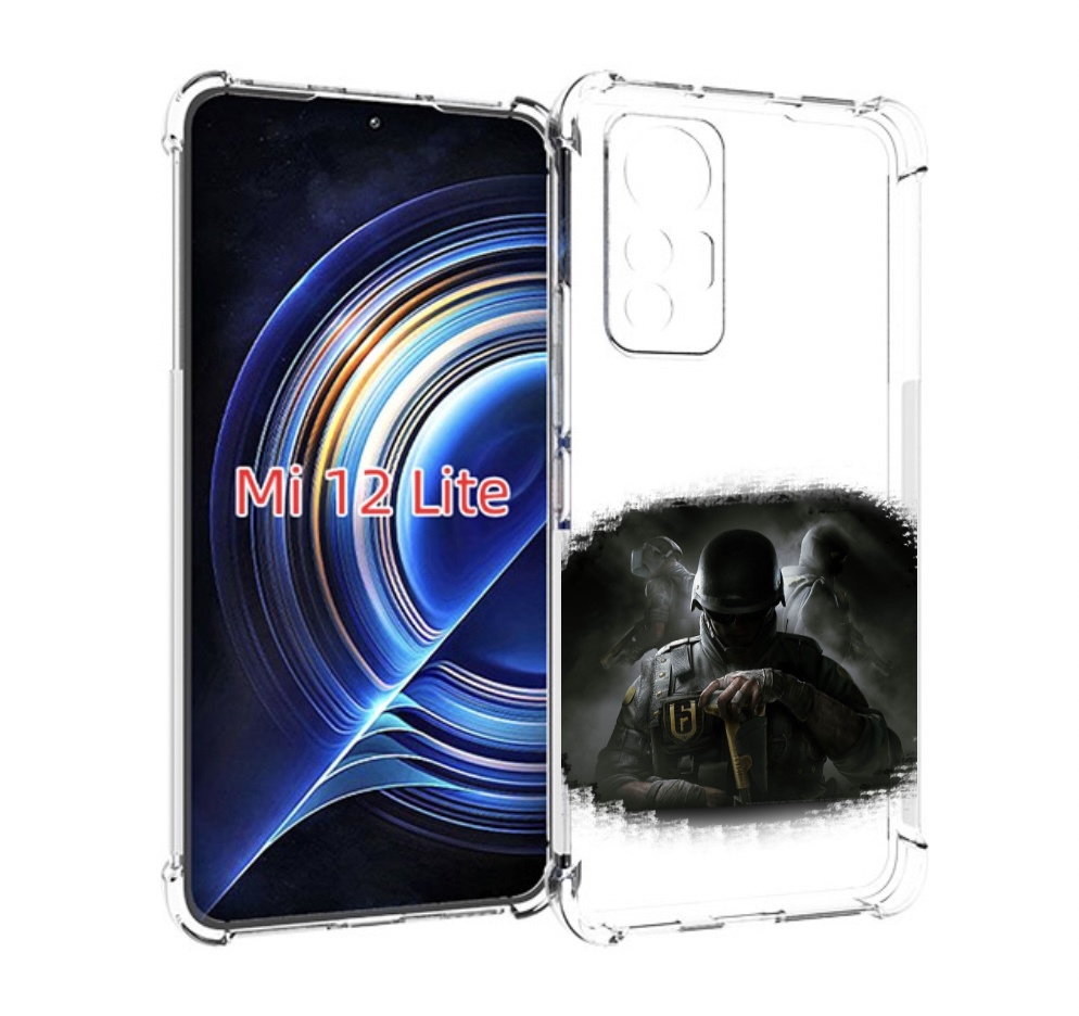 

Чехол MyPads Rainbow Six Siege для Xiaomi 12 Lite, Прозрачный, Tocco