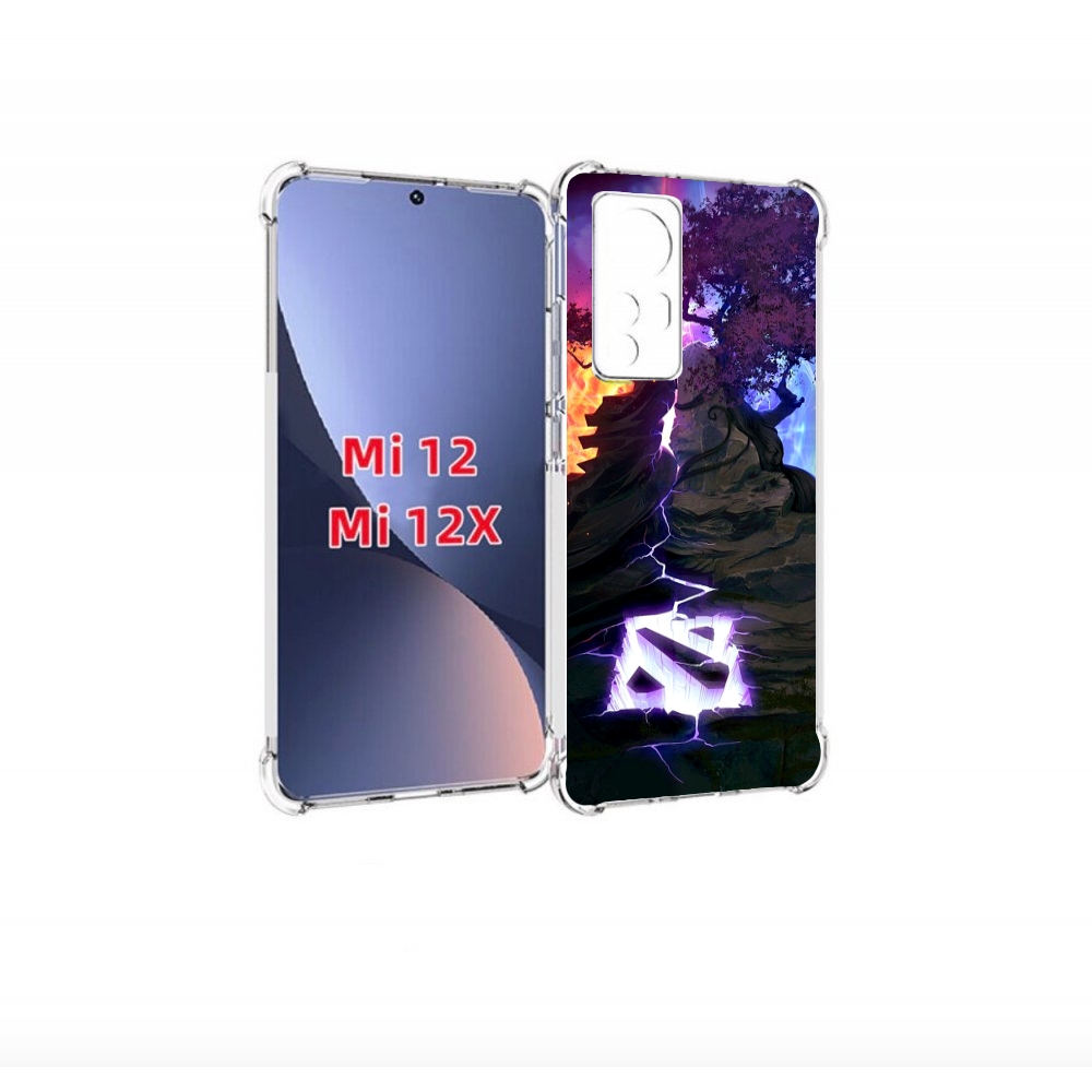 

Чехол бампер MyPads dota 2 логотип для Xiaomi 12., Прозрачный, Tocco