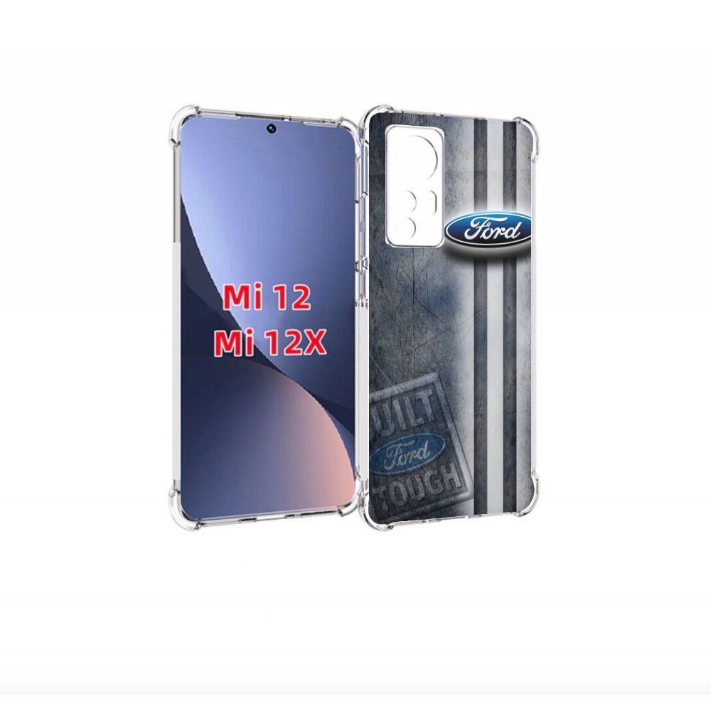 

Чехол бампер MyPads ford форд 2 для Xiaomi 12., Прозрачный, Tocco