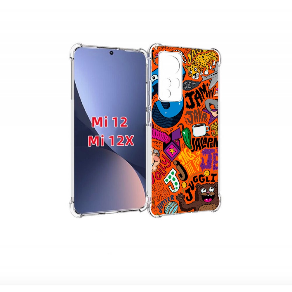 

Чехол бампер MyPads funky-decor для Xiaomi 12., Прозрачный, Tocco