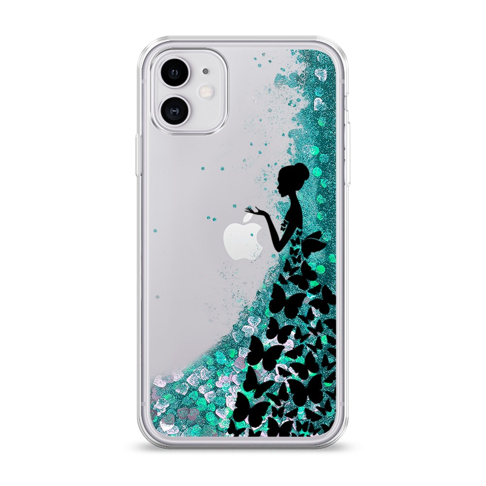 фото Чехол awog "дама в бабочках" для apple iphone 11