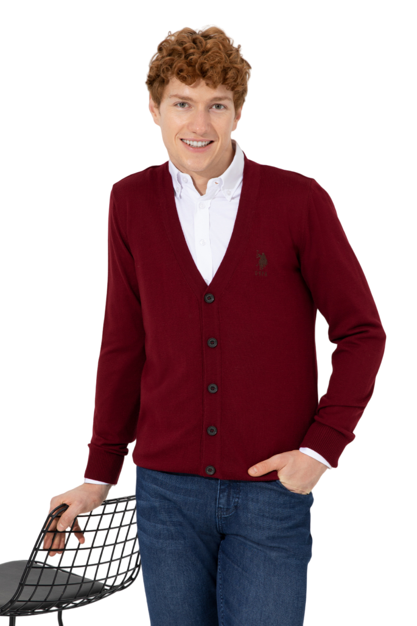 

Кардиган мужской U.S. POLO Assn. g081sz0th0henrico-e бордовый XL, g081sz0th0henrico-e