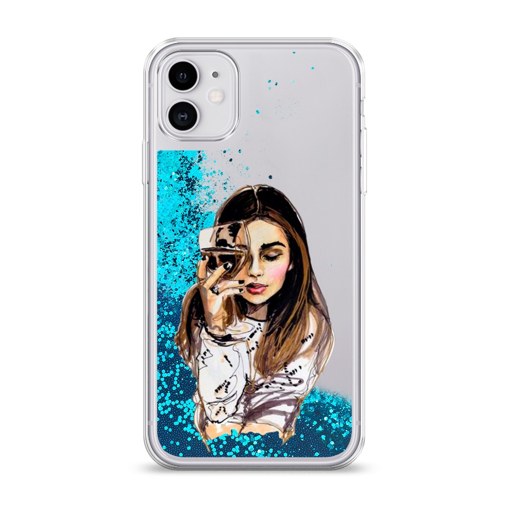 

Чехол Awog на Apple iPhone 11 / Айфон 11 "Девушка с бокалом", Разноцветный, 12193-1