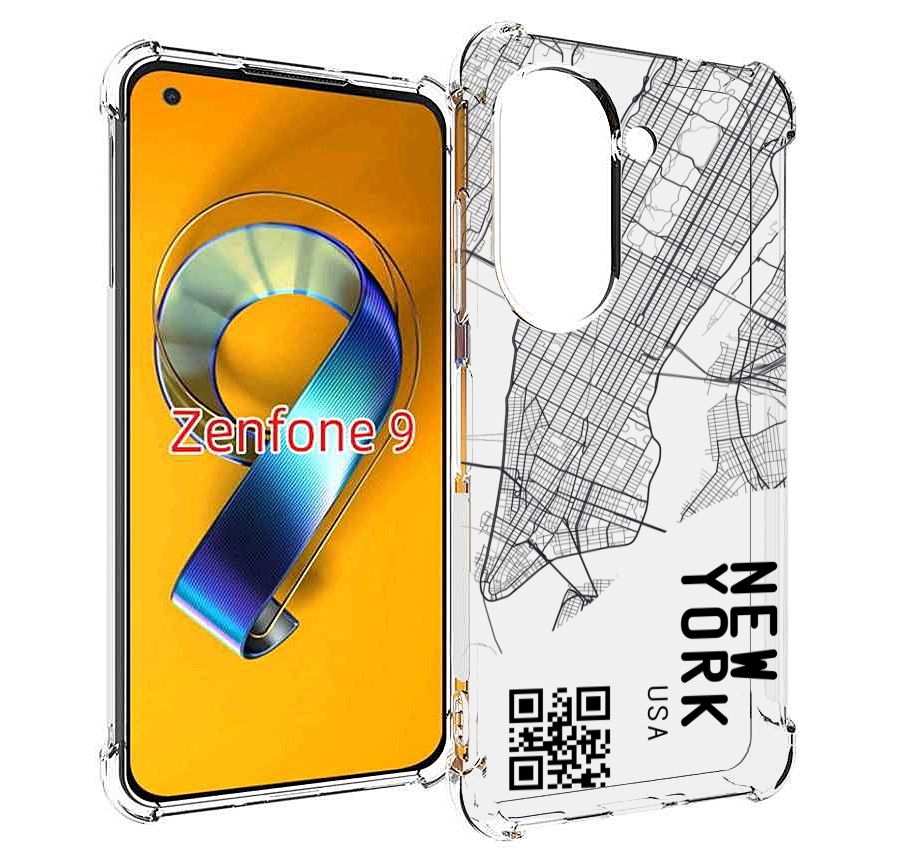

Чехол MyPads схема-нью-йорк для Asus Zenfone 9 (AI2202), Прозрачный, Tocco