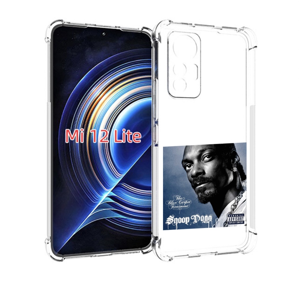 

Чехол MyPads Snoop Dogg THA BLUE CARPET TREATMENT для Xiaomi 12 Lite, Прозрачный, Tocco