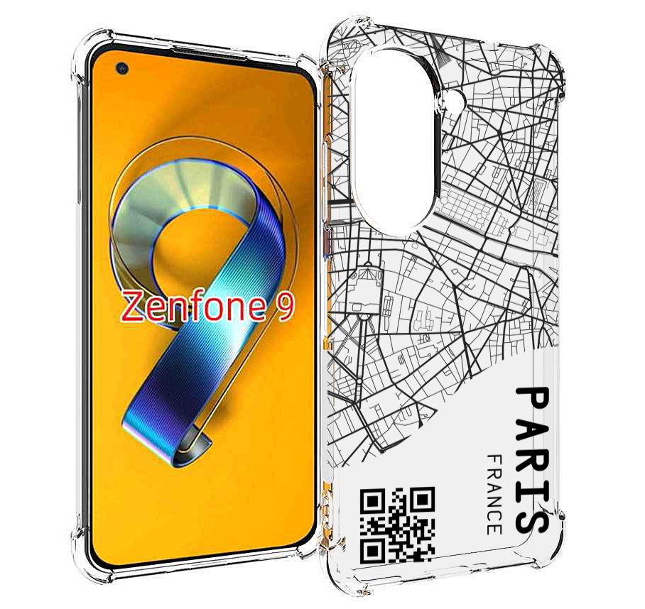 

Чехол MyPads схема-париж для Asus Zenfone 9 (AI2202), Прозрачный, Tocco