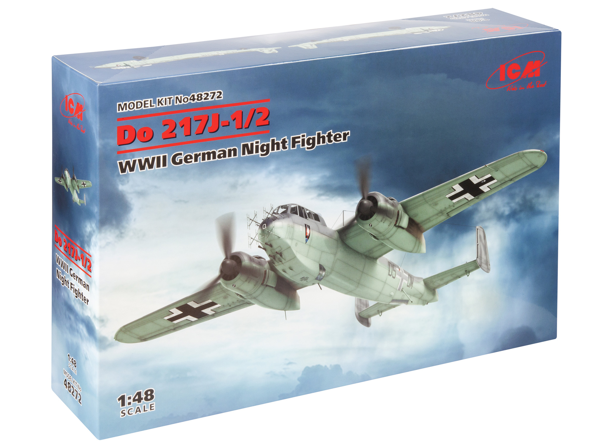 

Сборная модель ICM 1/48 Do 217 J-1/2, Германский ночной истребитель 48272