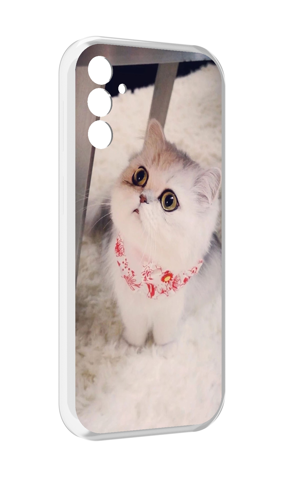 

Чехол MyPads Котеночек женский для Samsung Galaxy M13, Прозрачный, Tocco