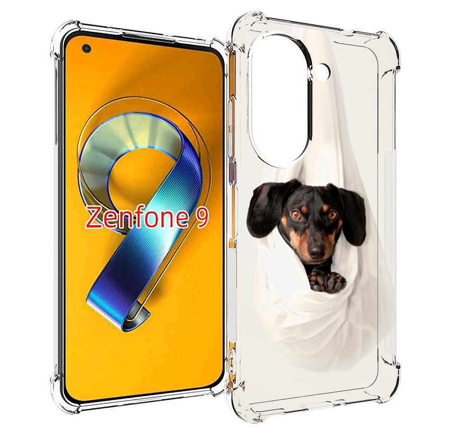 Чехол MyPads такса собака для Asus Zenfone 9 (AI2202)