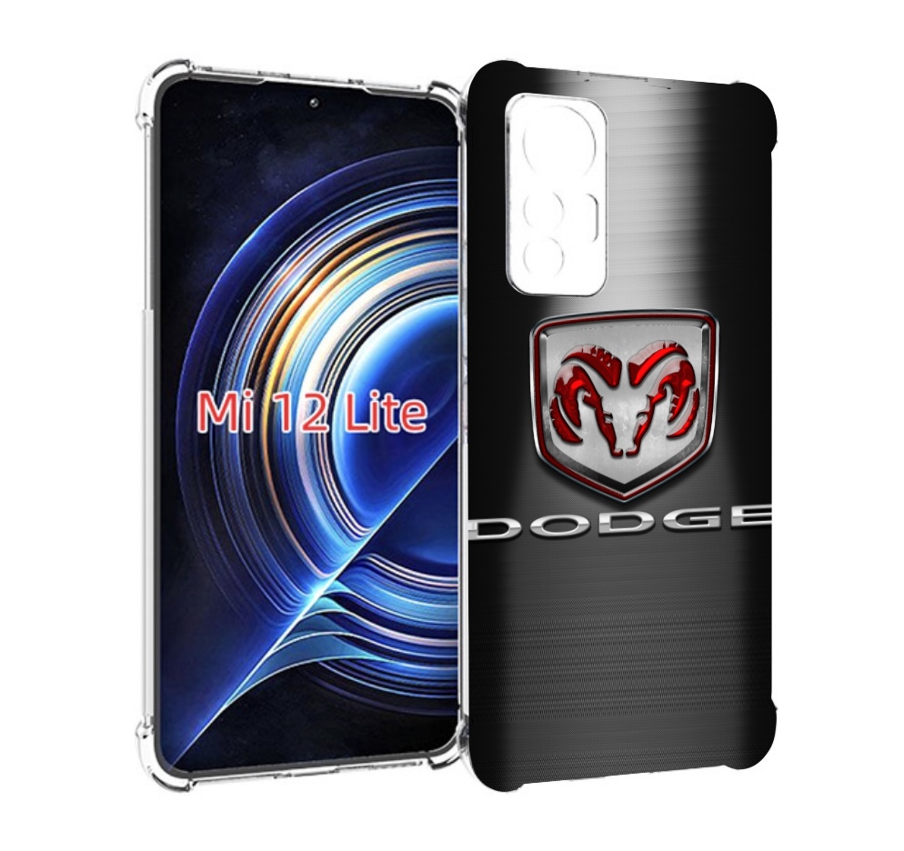 

Чехол MyPads dodge додж 1 мужской для Xiaomi 12 Lite, Прозрачный, Tocco