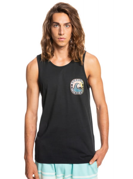 

Майка мужская Quiksilver EQYZT06676 черная 2XL, EQYZT06676